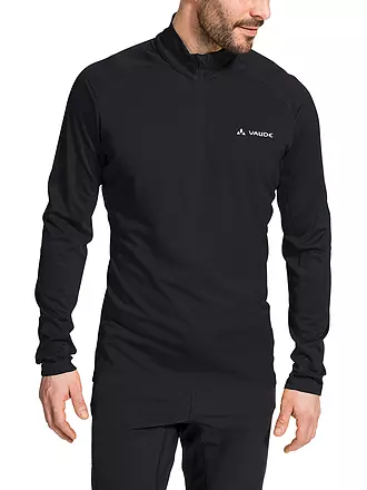 VAUDE | Zipshirt de sport pour homme Larice Light Shirt II | schwarz